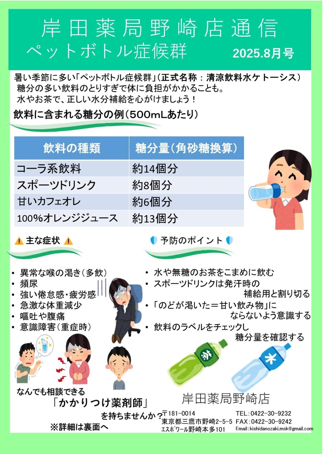 岸田薬局野崎店通信